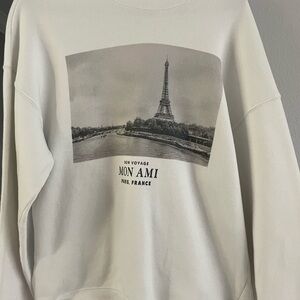 Paris White Sweater